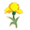 Month Flowers Enamel Pins Iris Lily Hydrangea Peach Blossom Brooch Lapel Badge Cartoon Plant Jewelry Gift for Kids Friends
