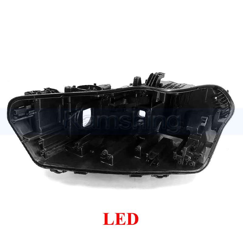 Kamshing Front Headlight Base Cover For BMW X5 G05 2019-2021 Head Light Back Lid Head Lamp Rear Shell Headlight Cover LED left side