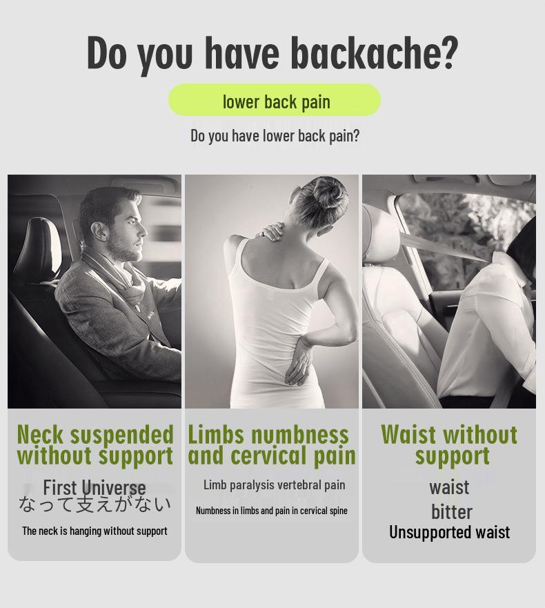 Suzuki Jimny Neck & Lumbar Support Pillow for Interior Modification