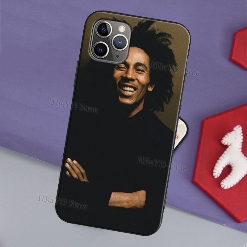 Bob Marley Quotes Rasta Reggae Case For iPhone 11 12 Pro Max 13 mini SE 2020 6S 8 7 Plus X XR XS Max Back Cover Shell
