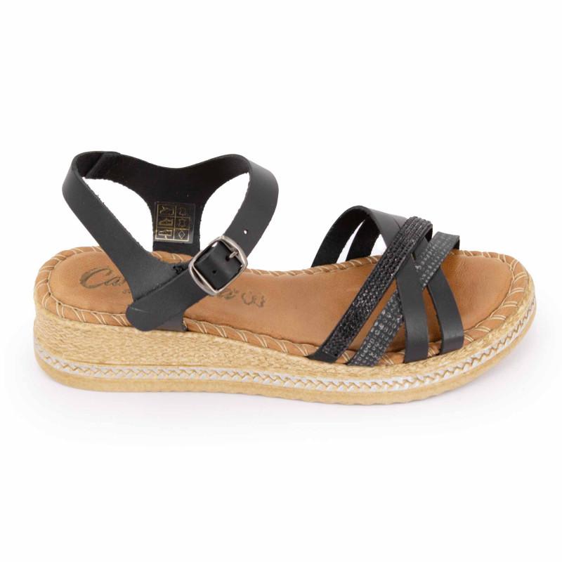 

Босоножки на танкетке diamante negro 82210 t36-41 Женщина CARLA TORTOSA