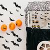 3d Bats Wall Stickers 4 Sizes Halloween Decorative Decals Wallpaper For Walls Doors Glass Tiles