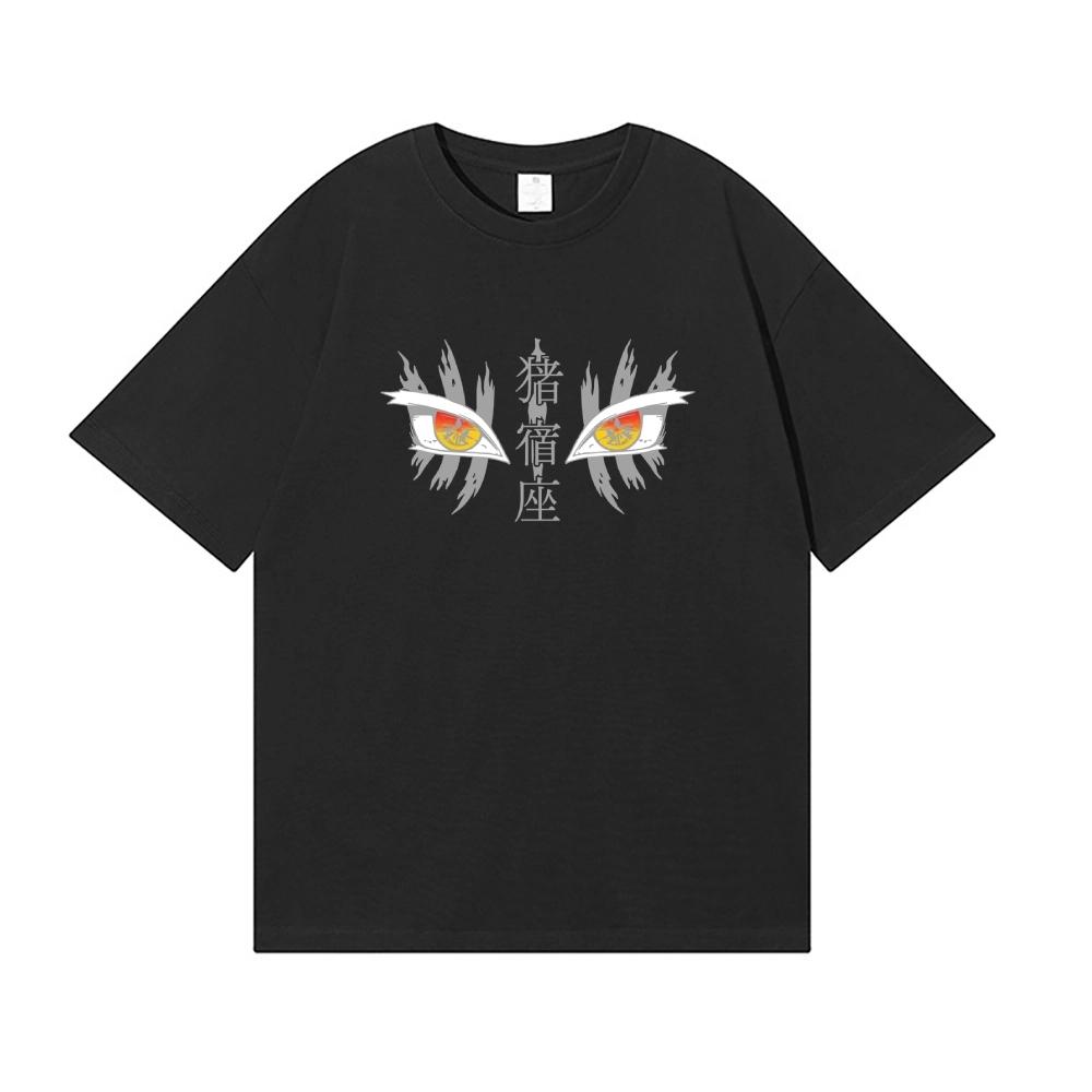 2026 New Demon Slayer T-shirt in Japanese style with classic print, short sleeve, men's and women's, men's tops