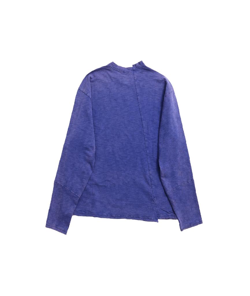 999Hyumeoniti Asymmetric Bleached Long Sleeve (Bleached Blue)