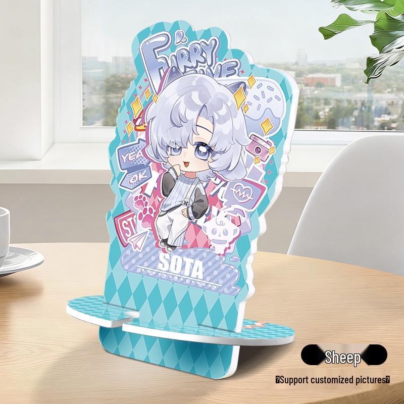 Personalized Vertical Acrylic Phone Stand and Desktop Ornament
