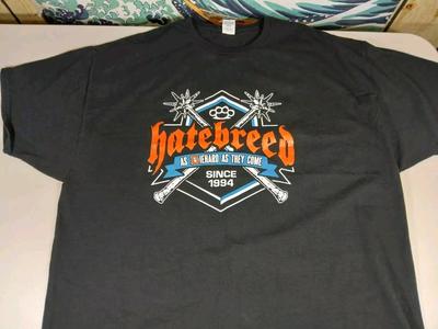 Hatebreed 30. Jubiläum Denver, CO 3XL Hardcore Doppelseitiges T-Shirt