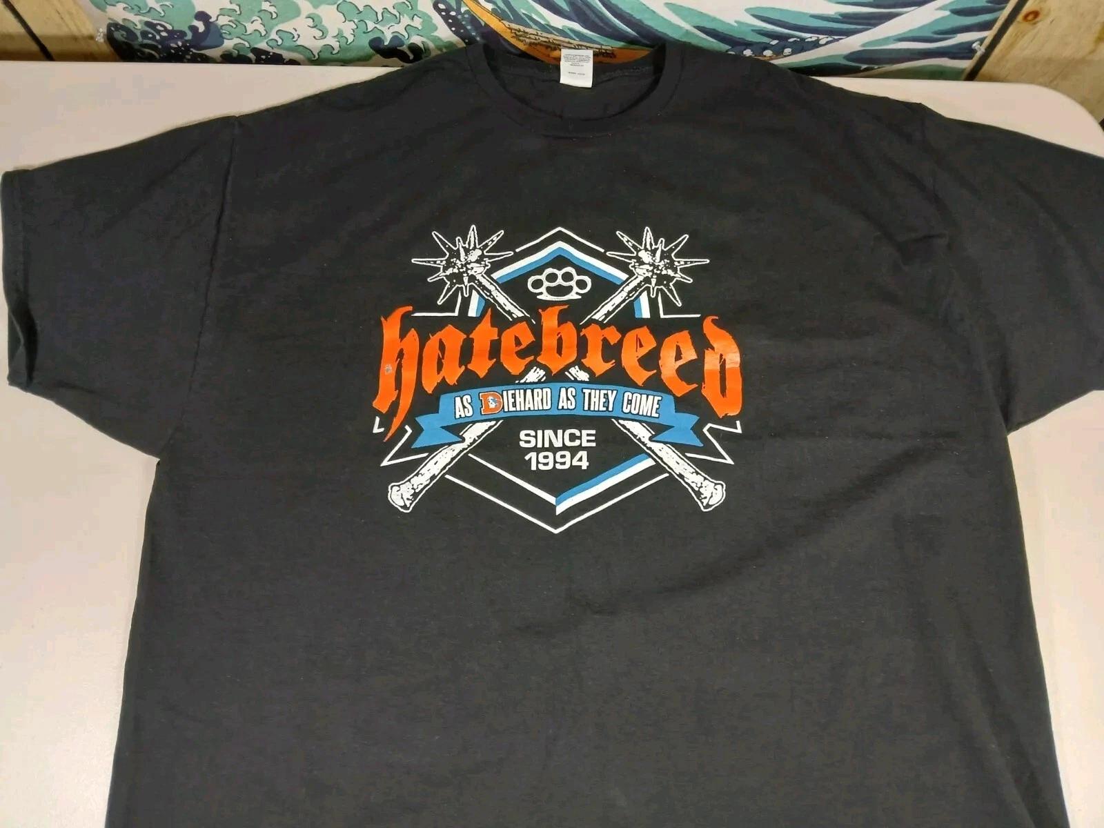 Hatebreed 30th Anniversary Denver, CO 3XL Hardcore Double Sided T Shirt 2XL