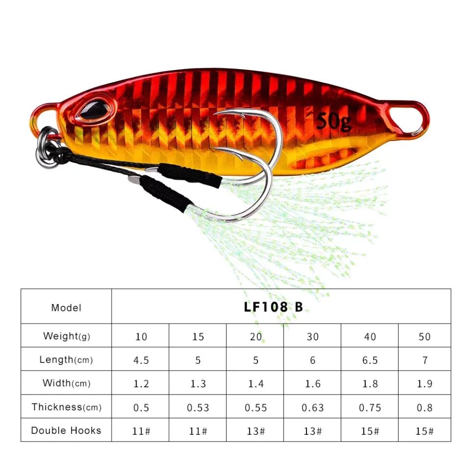 Metal Lure10g Special Fake Bait for Sea Bass Fishing Freshwater and seawater universal bionic lure