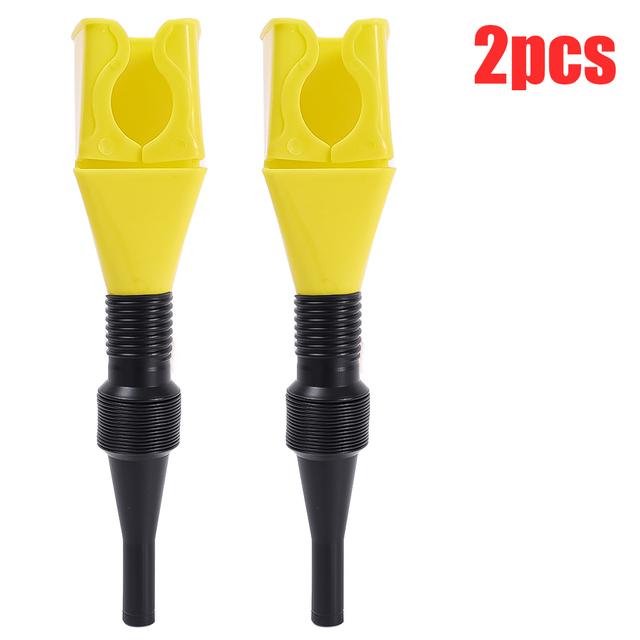 2pcs Foldable Refueling Funnel Plastic Car Motorcycle Gasoline Bottle Filling Tools Motor Oil Motorcycle Funnel Oil Change Car
