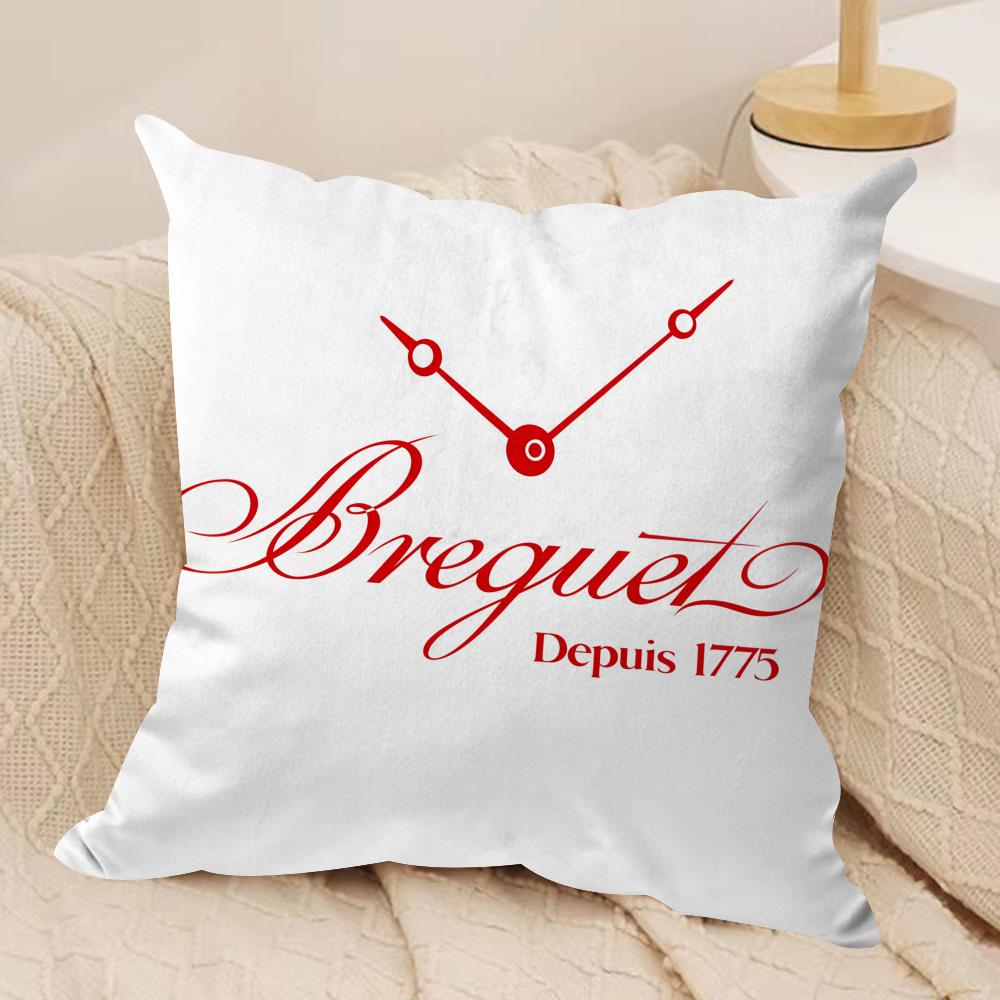 Luxury BBreguets Cushion Cover Pillowcase Ultra Soft Skin Friendly Fabric Cloud Like Comfort  Concealed Zipper