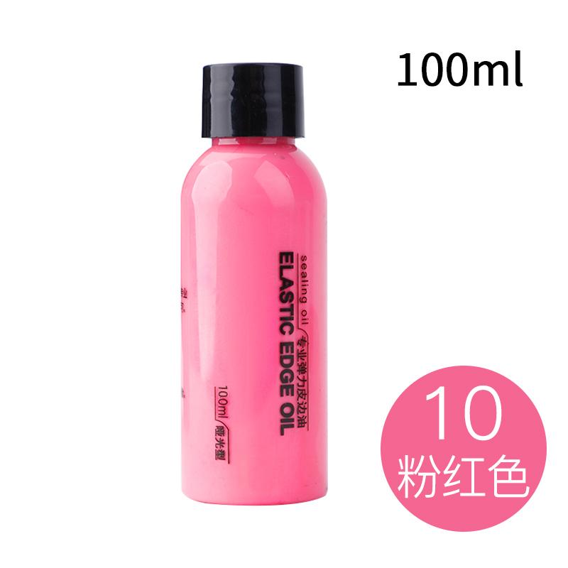 100ml 24 Colors Elastic Leather Edge Oil Leather Matte Edge Sealing Oil Color Bright Smear Smooth Handmade Bag Handle Repair