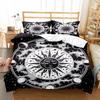 Sun And Moon Bedding Set King/Queen Size Twelve Constellations Zodiac Comforter Cover Adults Astrology Polyester Duvet Cover
