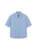 Polhaem Women'S) Poplin Short Sleeve Oversized Shirt_Phf2Wc2123