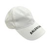 Used BALENCIAGA Logo Cap White L(59cm) BALENCIAGA