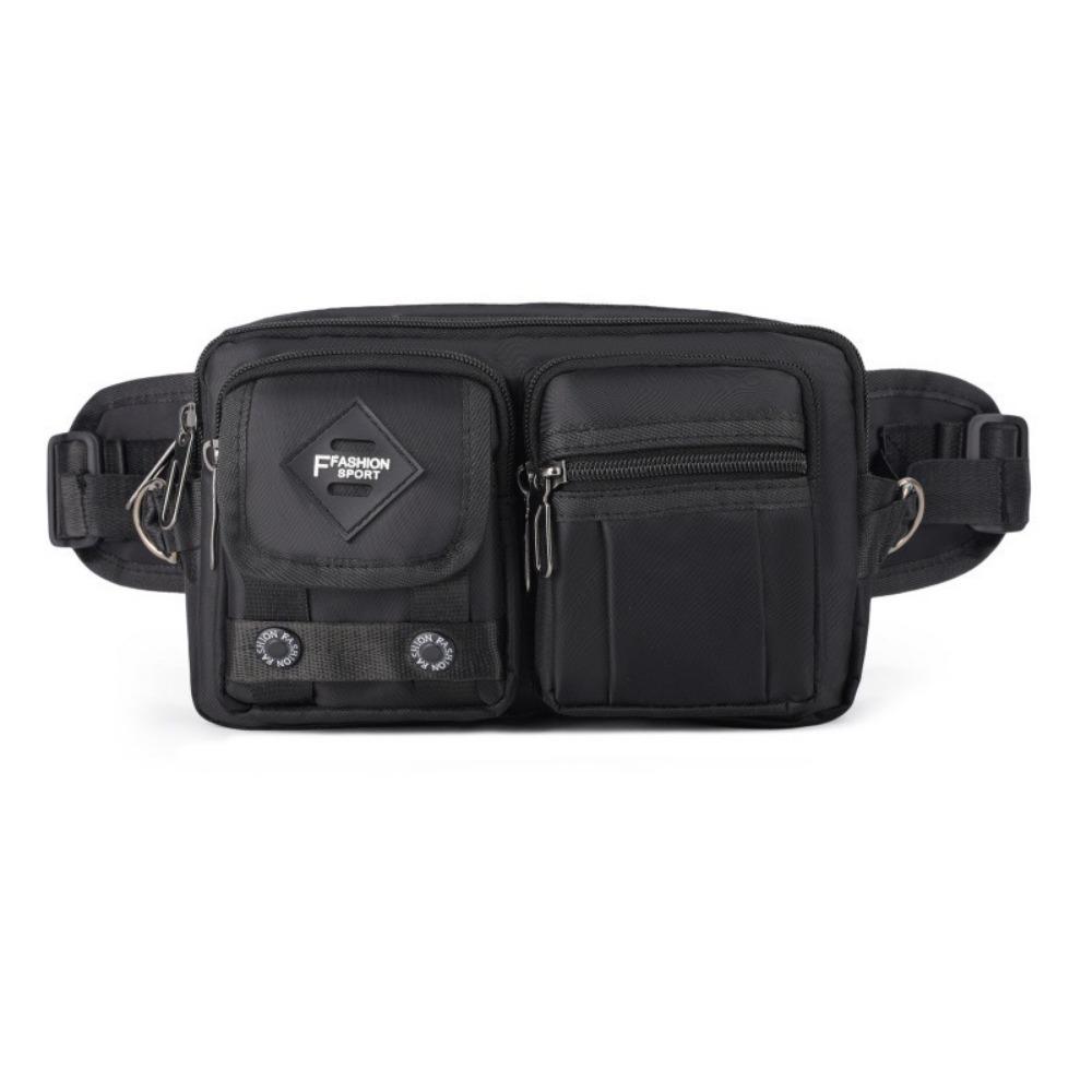 Large Capacity Chest Bag Multi-Compartment Sports Fanny Pack Fashion Men's Waist Bag  Traveling