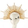 Lolita Dorata Dea Gotica Fascia per Capelli Cerchietto Halo Corona Copricapo Diademi Costume per Festa Cosplay Giallo