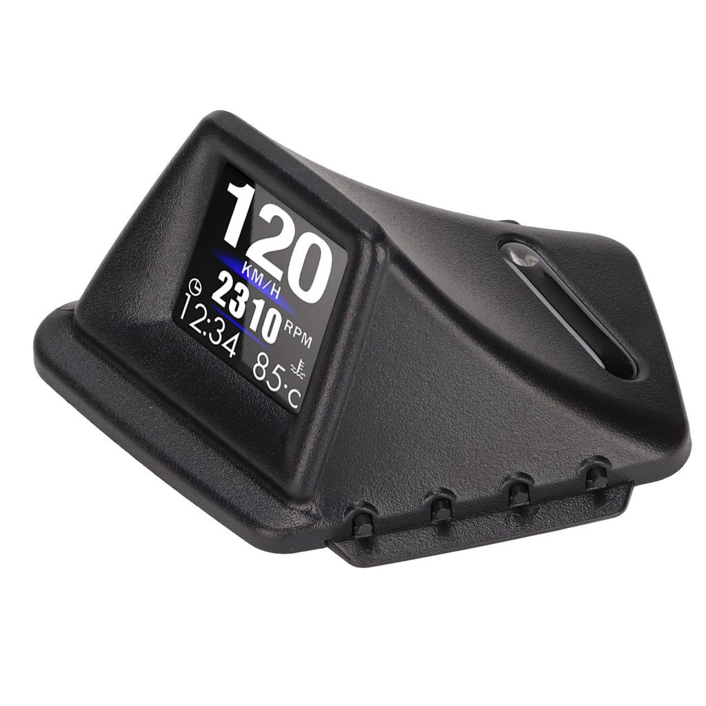 Black Car HUD Display Multifunction Dual Mode OBD GPS HUD Gauge 4 Alarm for Vehicle