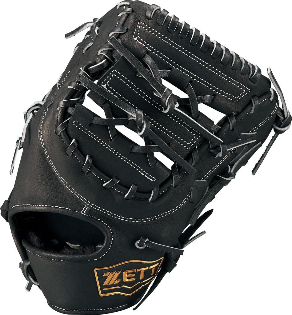 ZETT First Base Winning Black BRFB33513F Mitt, Road, Left-Handed Throw, (1900),