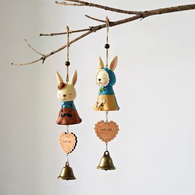 Cartoon Animal Japanese Wind Chime Resin Wind Music Pendant New Wind Bell Home Decor