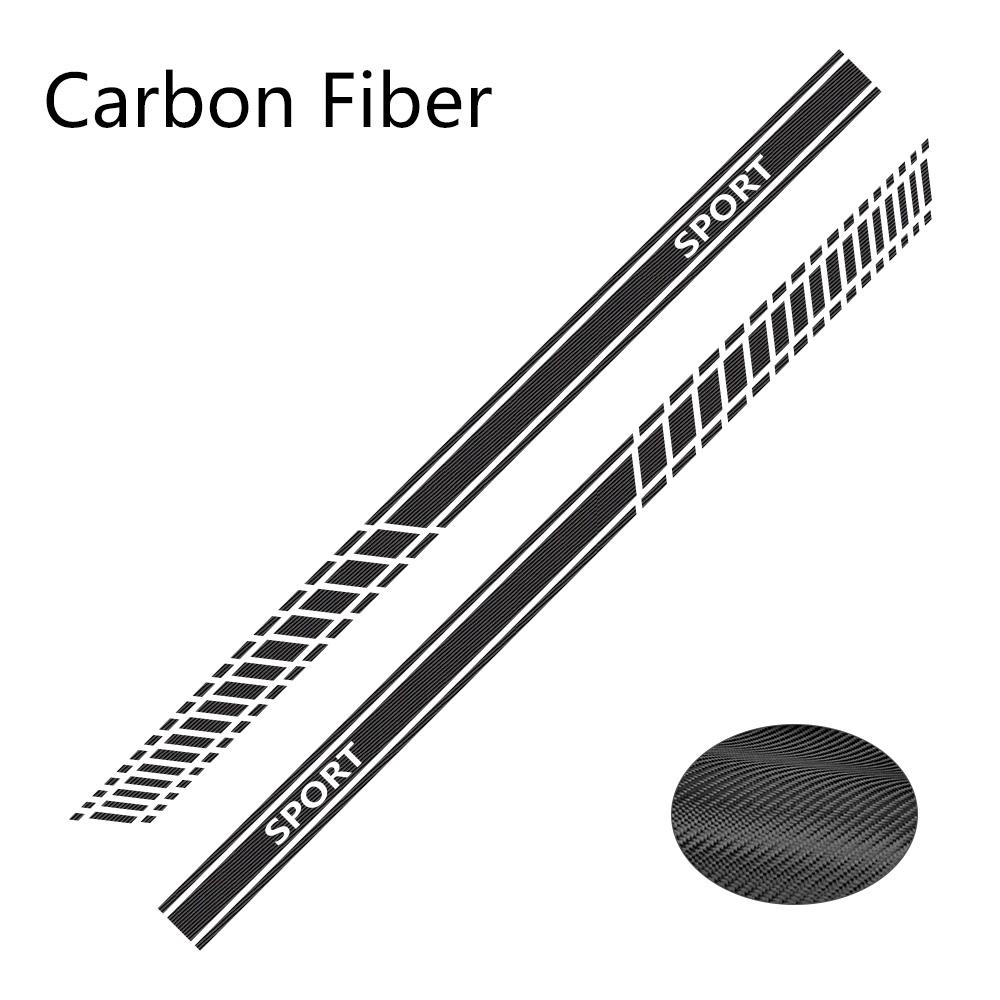 Car Door Side Stickers for Volkswagen GOLF 4 5 6 7 Racing Sport Stripes Styling Vinyl Film Decor Decals Auto Tuning Accessories