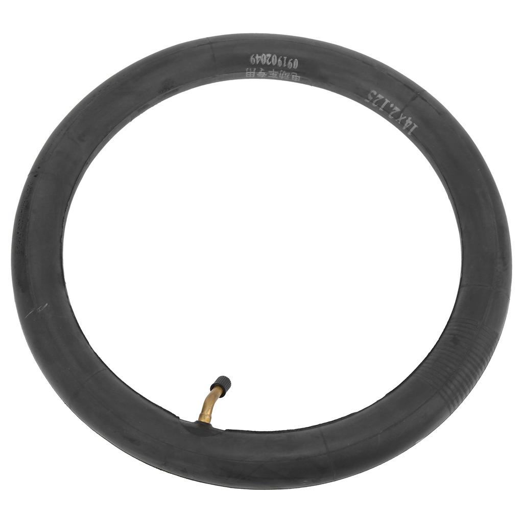 14x2.125 Inner Tube with Bent Angle Valve Butyl Rubber Inner Tubes for Electric Bicycle