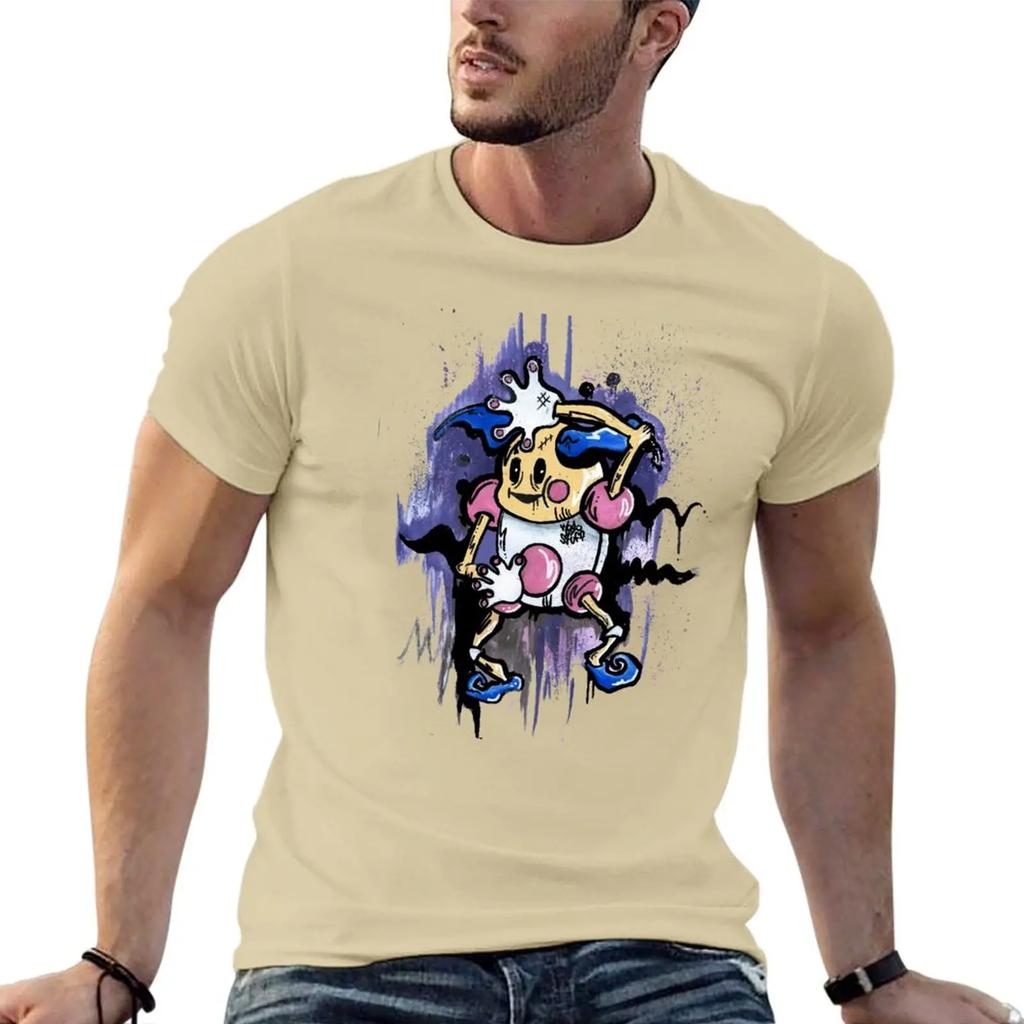 Mr Mime T-shirt customizeds heavyweights summer top boys animal print men graphic t shirts