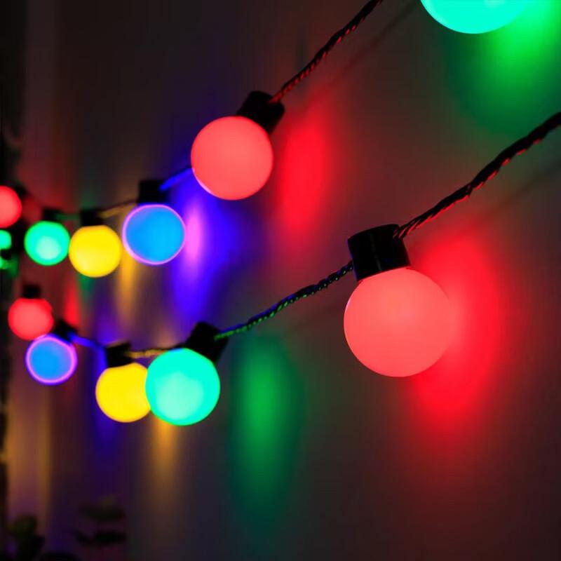5M 20-Light Warm White Transparent Bulb LED String Lights