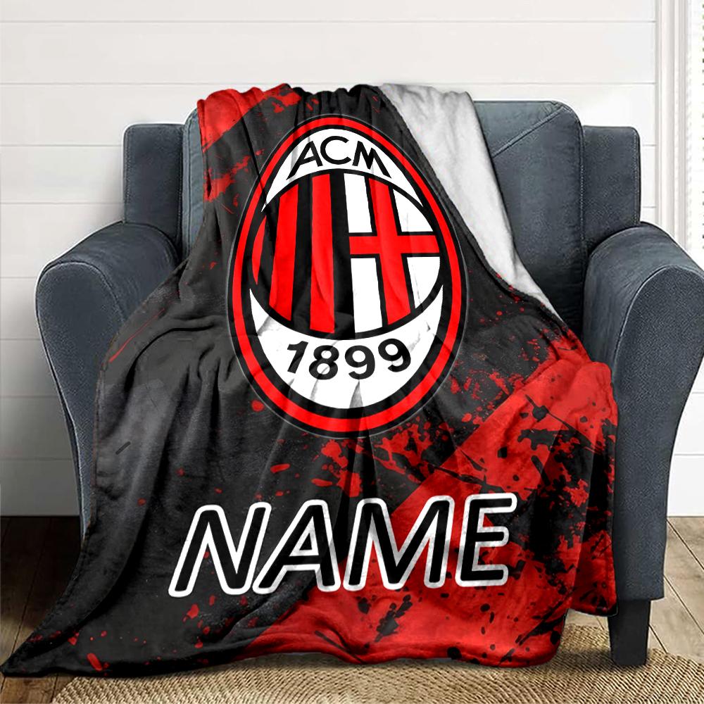 Custom Name Bochum Football Crest blanket for Couch & Bed, Plush Cozy Fuzzy Blanket Super Soft & Warm Blankets for Fall and Winter. 0908232