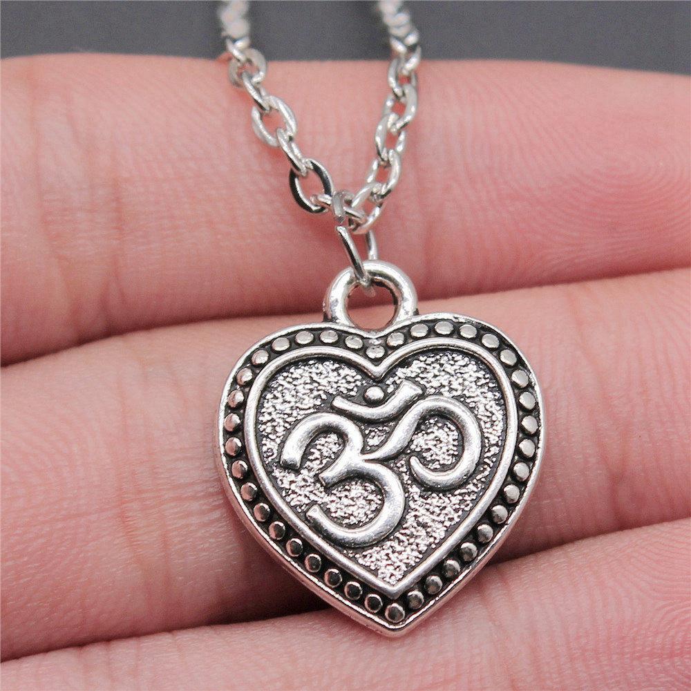 OM Jógový náhrdelník na krk 43cm řetízek Dámské šperky Plážové Boho věci