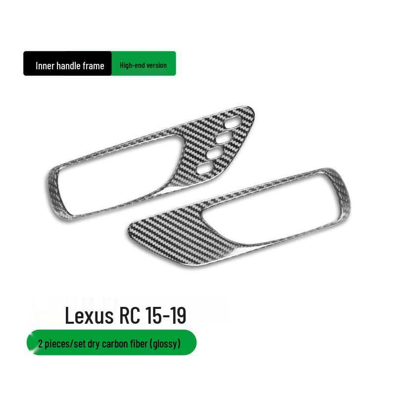 

Carbon Fiber Door Handle Frame for 15-19 Lexus RC Interior Accessories