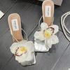 1 Pair Simulation Coloful Thai Fairy Butterfly Flower Shoe Buckles Personalized Design Phalaenopsis Shoe Flower Sandals