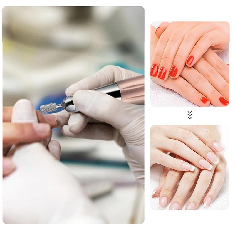 Professional Nail Care Tungsten Carbide Drill Bit for Electric Files Practical Cuticle Remover Manicure Tool