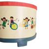 Floor Drum Orff Tambourine Rhythm Drum Handheld Percussion Instrument Preschool Toy Child Educational Musical Toy