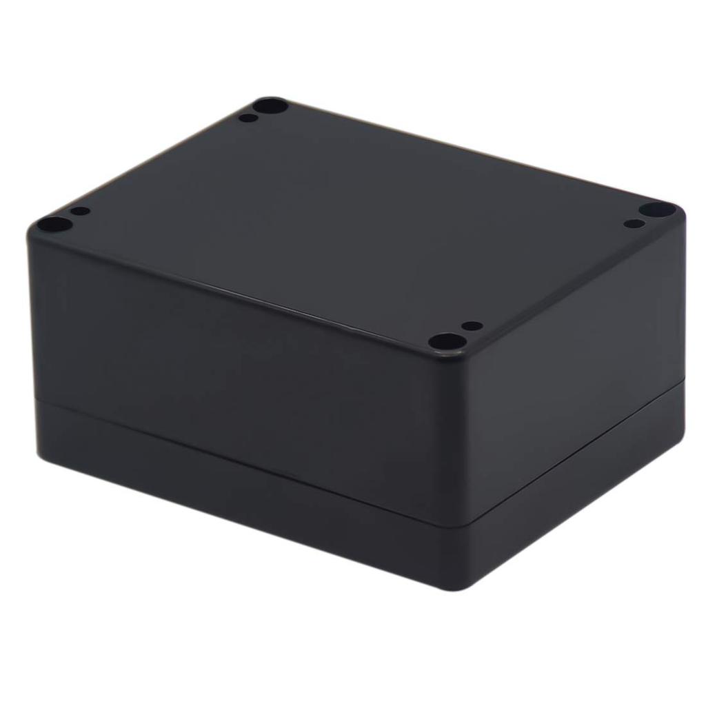 Junction Box, Zulkit Project Box IP65 Waterproof Outdoor Box ABS Plastic Electrical Boxes Electronic Enclosure Black 4.5 X 3.5 X 2.2 Inch(115 X 90 X