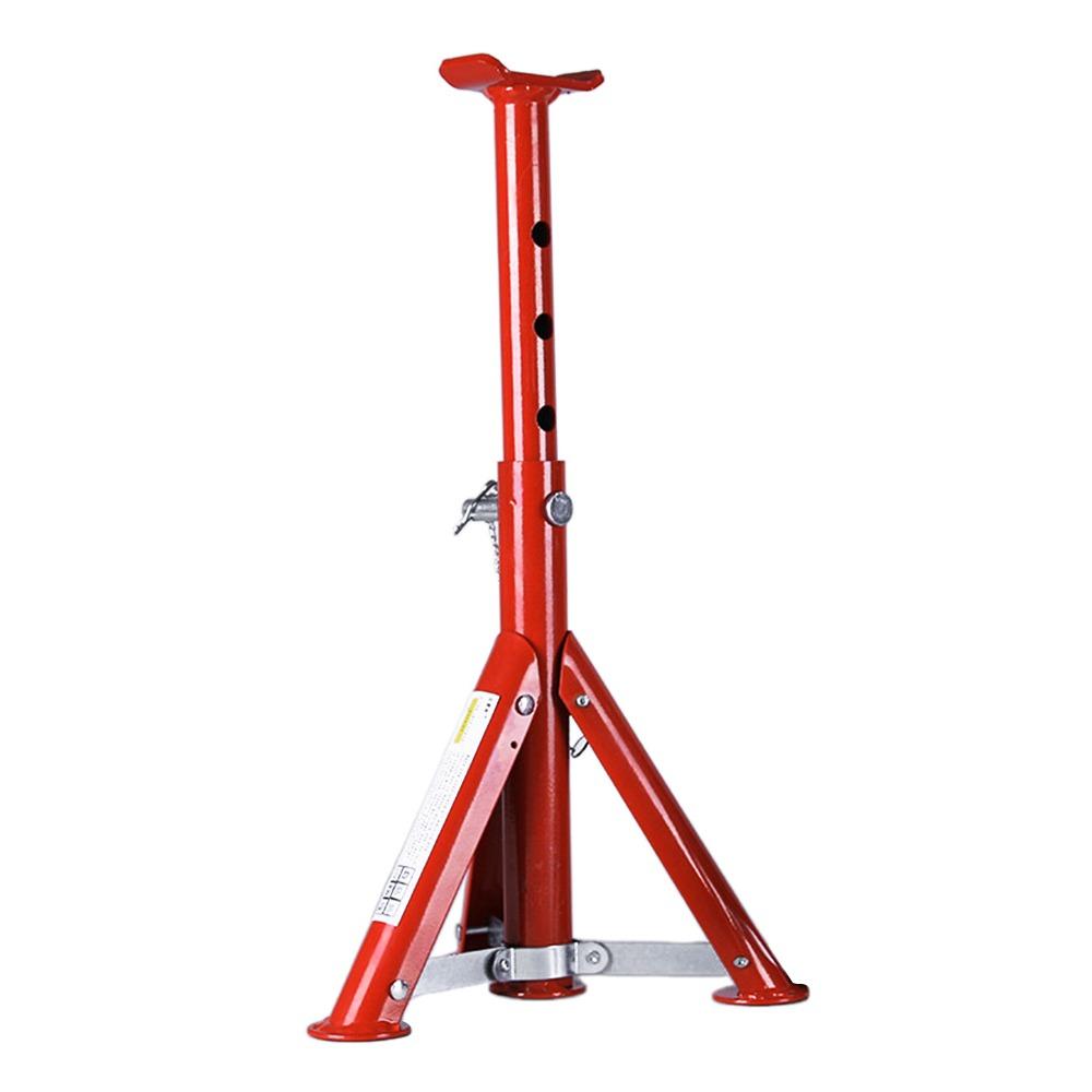 2/3 Ton Capacity Jack Stands Red Security Bracket Foldable Jack Stands Telescopic Design Adjustable Level Car Axle Jack Stands