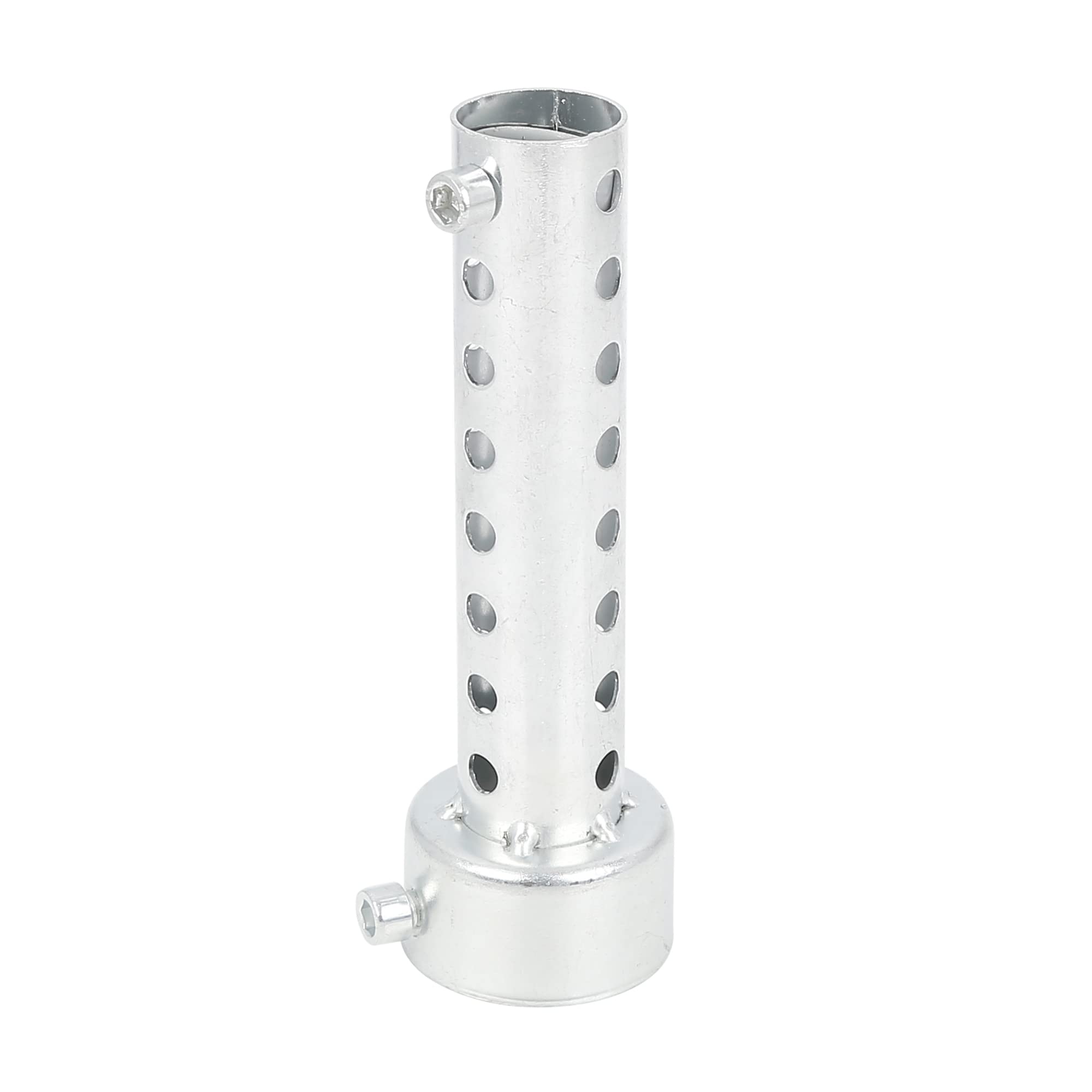 F FIERCE CYCLE 40mm Exhaust Pipe Baffle Stainless Steel Silver