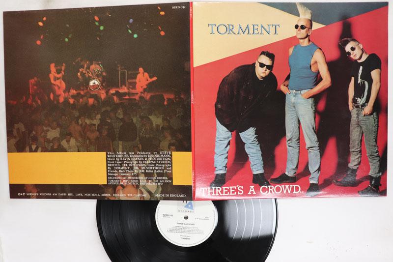 

LP Record TORMENT Threes A Crowd NERD032 NERVOUS 1987 UK Rock Used