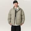 New Windproof and Cold Tide Brand Simple Stand-up Collar Cotton-padded Clothes Casual Thickened Warm Bread Clothes Jacket Cotton-padded Clothes