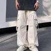 Trendige Herrenhose mit mehreren Taschen und weitem Bein im Loose-Fit
