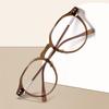 Rivet Frame Blue Light Blocking Oval Nearsighted Glasses For Women Fashion  Myopia Photochromic Eyeglasses -0.5 -0.75 To -6