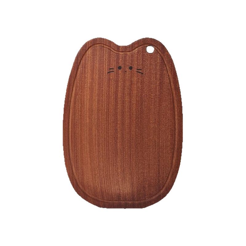 LISM Solid Wenge Wood Cartoon Cutting Board