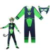 Costume da Fratello per Bambino Costume Wild Kratts Tuta Potere Creature Costume di Halloween per Bambini Travestimento Wild Kratts per Festa Costumi Cosplay