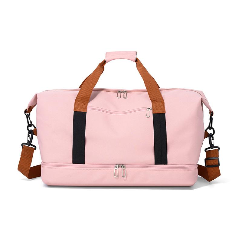 Damen Sporttasche, Trocken- und Nasstasche, Handtasche, Multifunktions-Schwimmtasche, Schultertasche, Wochenend-Fitnesstasche, Yoga-Schuhe, Tagesrucksack