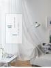 Moderner minimalistischer Terelyne Doppelstrang Voilevorhang für Wohnzimmer, Schlafzimmer und Arbeitszimmer