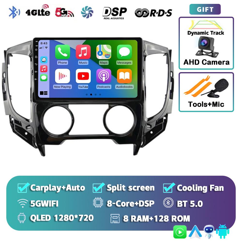 Android 14 Carplay Car Radio For Mitsubishi Pajero Sport 3 L200 5 Triton 3 2015 2016 2017 2018 2019 Multimedia Player GPS Stereo