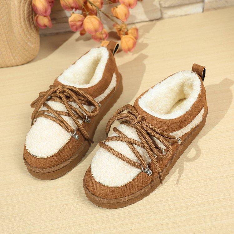 

Мода Comemore Толстая подошва Перекрестные ремешки Женские зимние ботинки Caual Плоские Зимние Новые Женские Туфли Мода Мягкие Утепленные Теплые Короткие Боты 36 верблюд