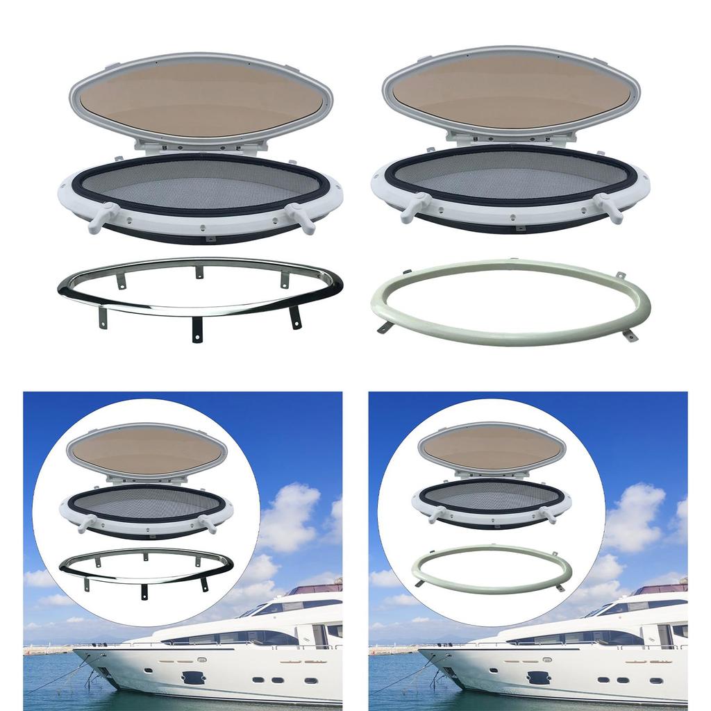 Oval Porthole Replacement Accessory Sturdy Internal Opening Window for Ships