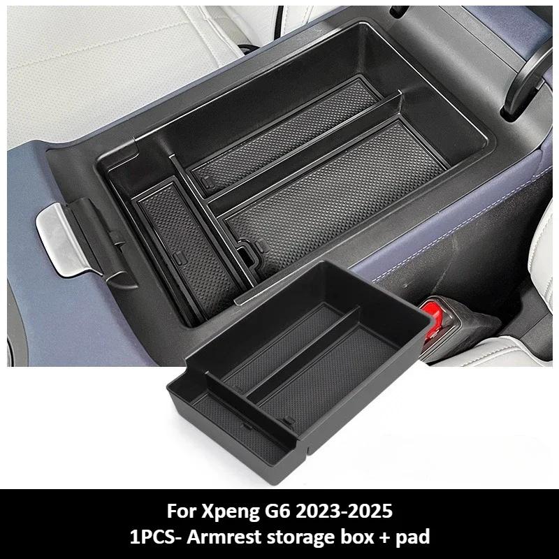 Für Xpeng G6 2023-2025 Türschlitz-Aufbewahrungsbox Mittelkonsolen-Schutzpolster ETC Organizer-Aufbewahrung Dekorative Autozubehörteile