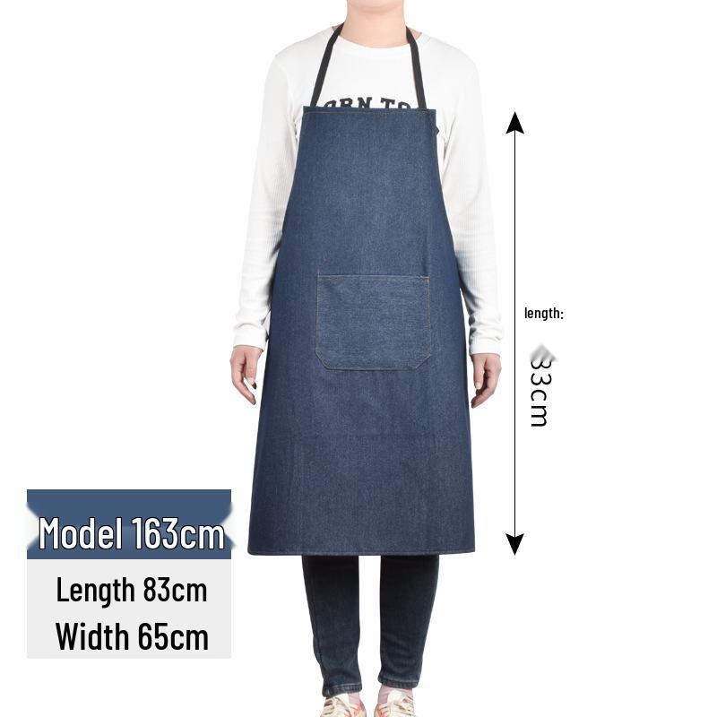 Мужской утолщенный износостойкий джинсовый фартук для электросварки и защиты труда