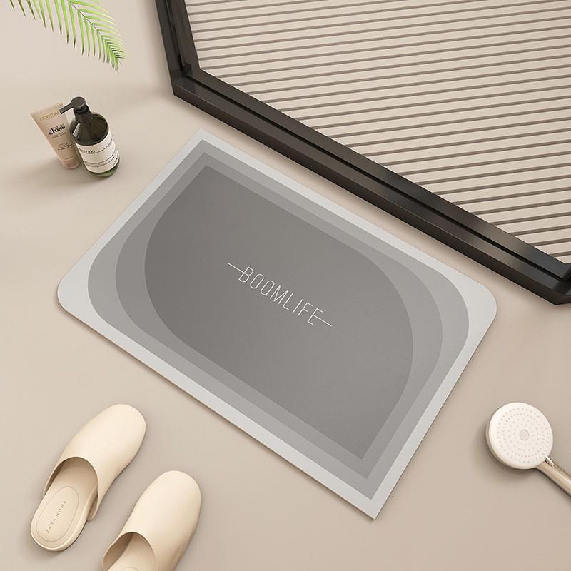 

Современный простой впитывающий коврик для ног в туалете с диатомовой грязью, нескользящий коврик для ванной комнаты, быстросохнущий ковер 40 * 60Cm